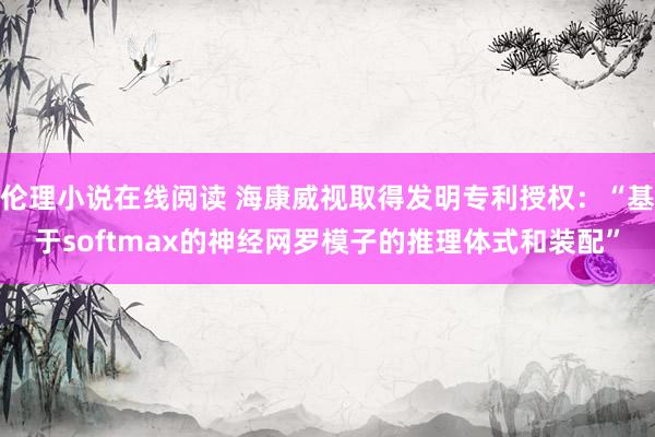 伦理小说在线阅读 海康威视取得发明专利授权：“基于softmax的神经网罗模子的推理体式和装配”