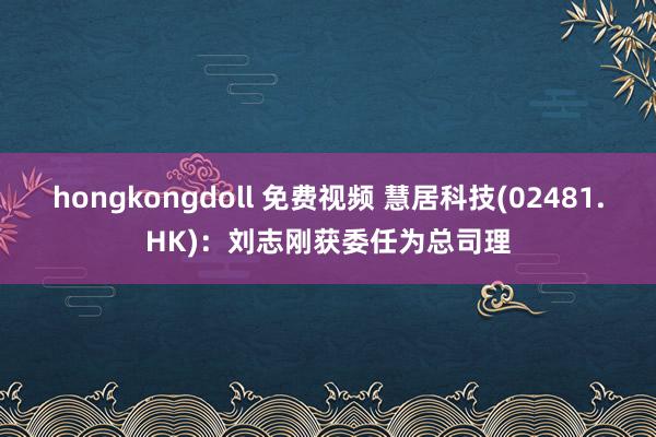 hongkongdoll 免费视频 慧居科技(02481.HK)：刘志刚获委任为总司理