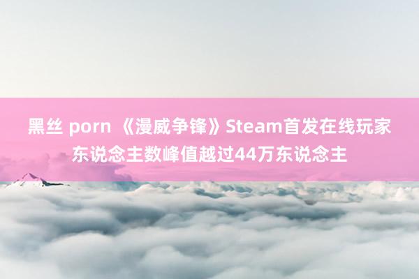 黑丝 porn 《漫威争锋》Steam首发在线玩家东说念主数峰值越过44万东说念主