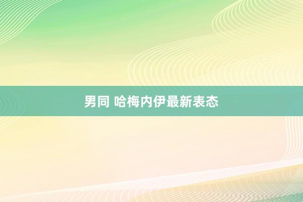 男同 哈梅内伊最新表态