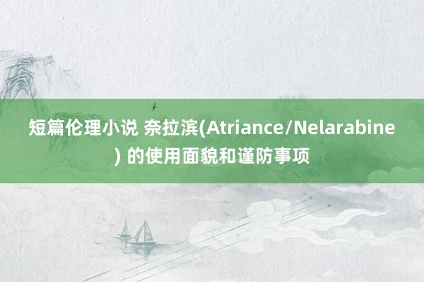 短篇伦理小说 奈拉滨(Atriance/Nelarabine) 的使用面貌和谨防事项