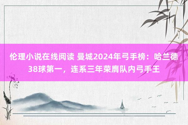 伦理小说在线阅读 曼城2024年弓手榜：哈兰德38球第一，连系三年荣膺队内弓手王