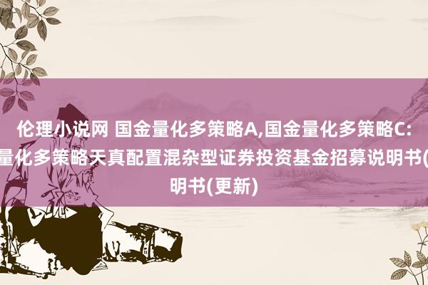伦理小说网 国金量化多策略A,国金量化多策略C: 国金量化多策略天真配置混杂型证券投资基金招募说明书(更新)